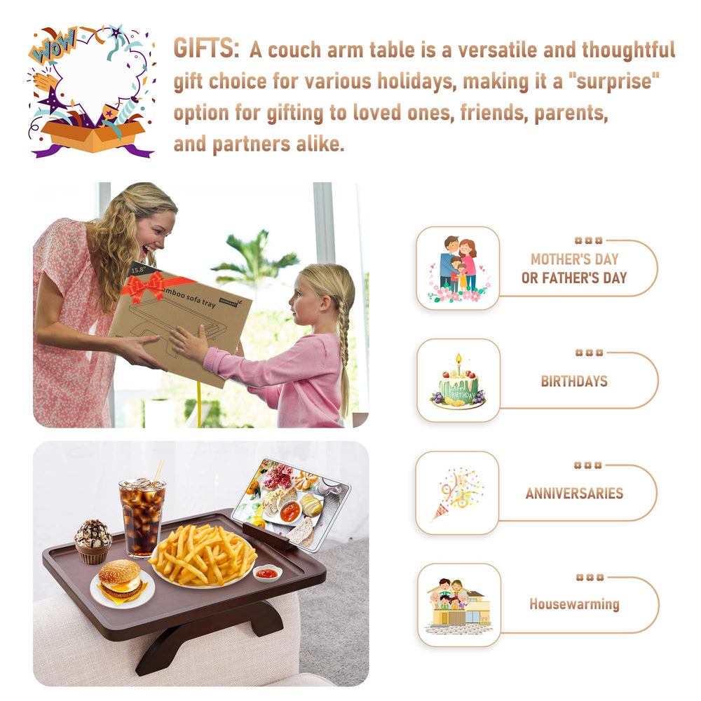 SINWANT plateau avec assiette illustrant capacité pour repas léger et boissons
