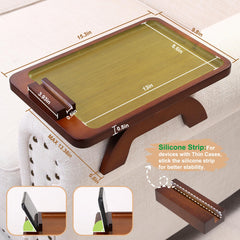 SINWANT plateau en usage avec verre et assiette facilitant soirées