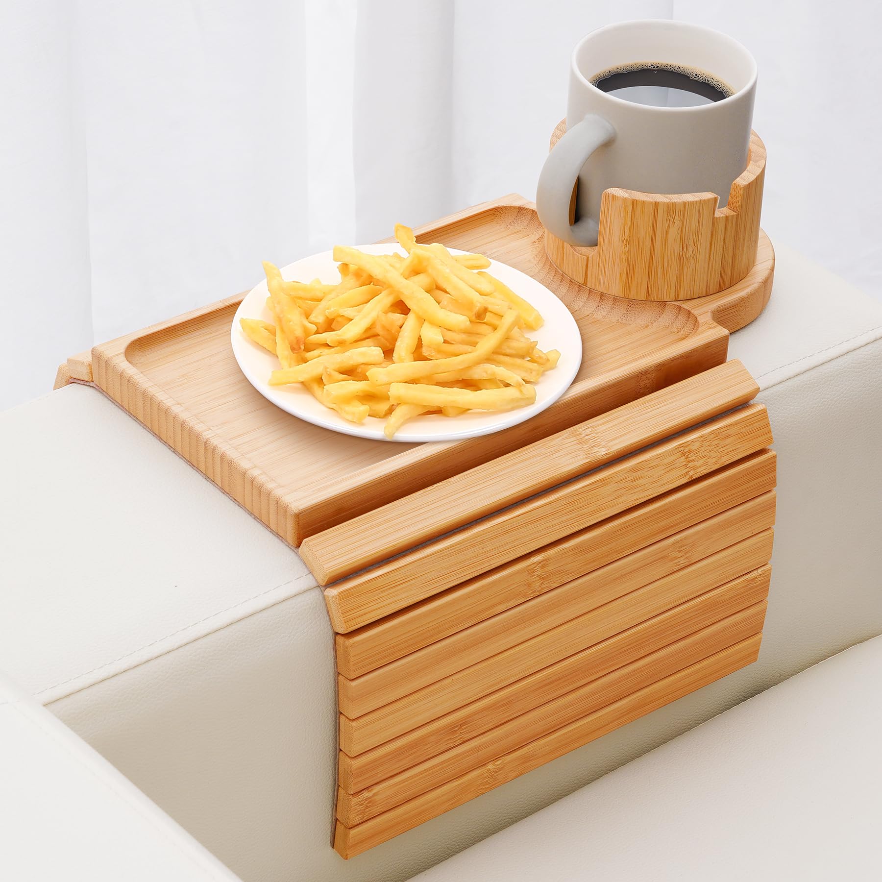 SINWANT plateau face avant en bambou, design solide et naturel