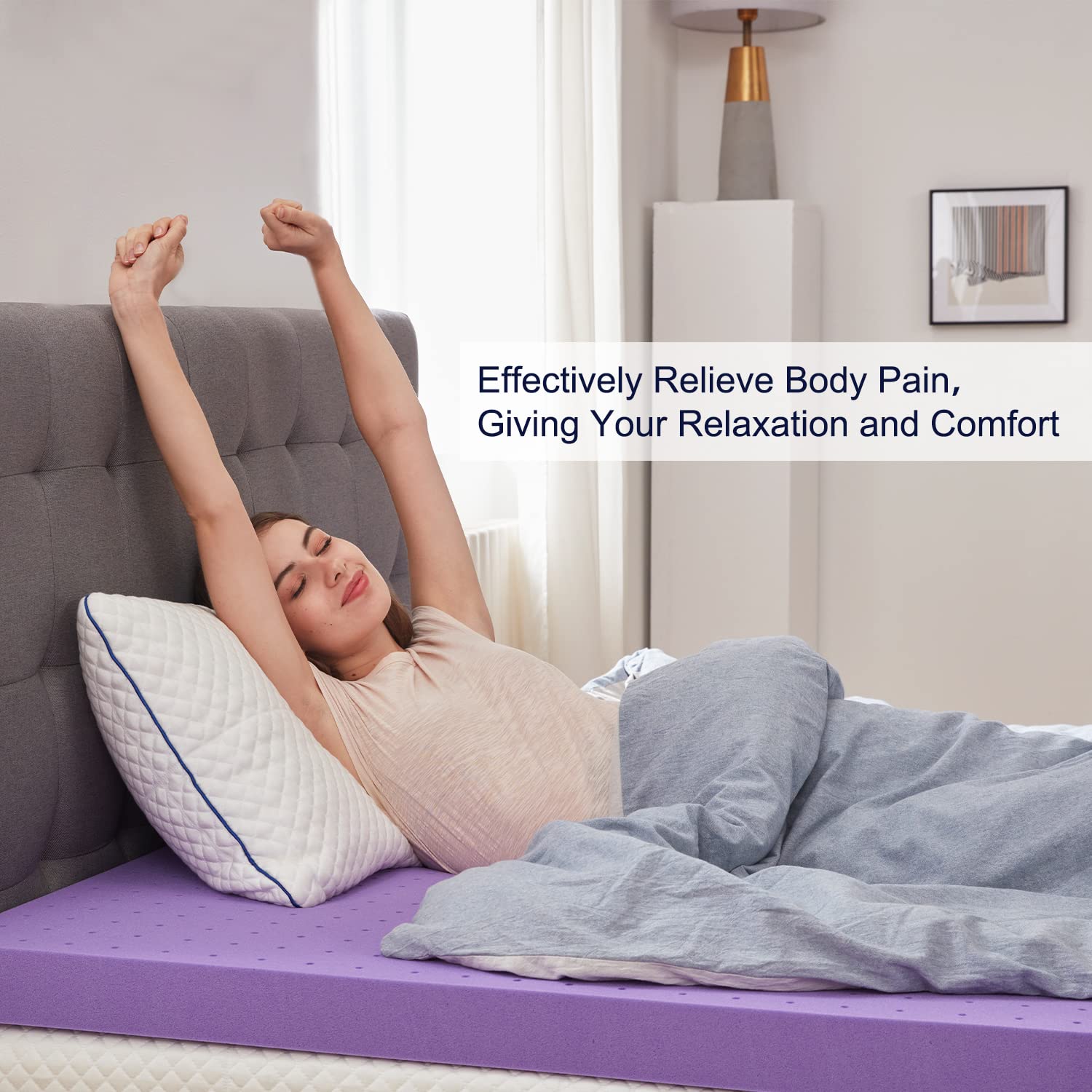 Étiquette CertiPUR-US sur surmatelas SINWEEK garantie matériaux sûrs