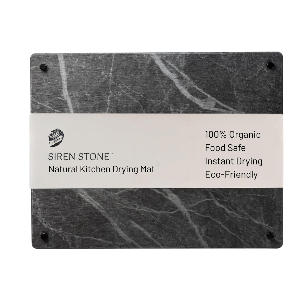 Siren Stone face avant ardoise montrant surface absorbante et design élégant