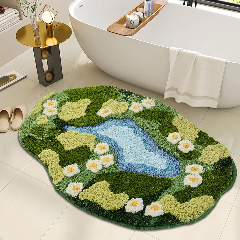 Sisher tapis face avant montrant couleur mousse et confort