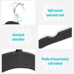 Sishynio crochet pivotant 360° facilitant l'accès et la suspension
