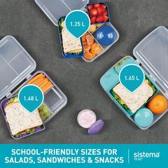 Sistema boîte To Go utilisée au bureau pour déjeuner pratique et gain de temps