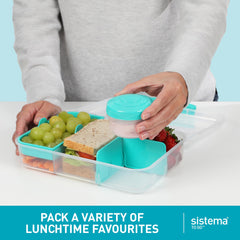 Sistema pot snack 150 ml gros plan utile pour sauces et yaourt sans fuite