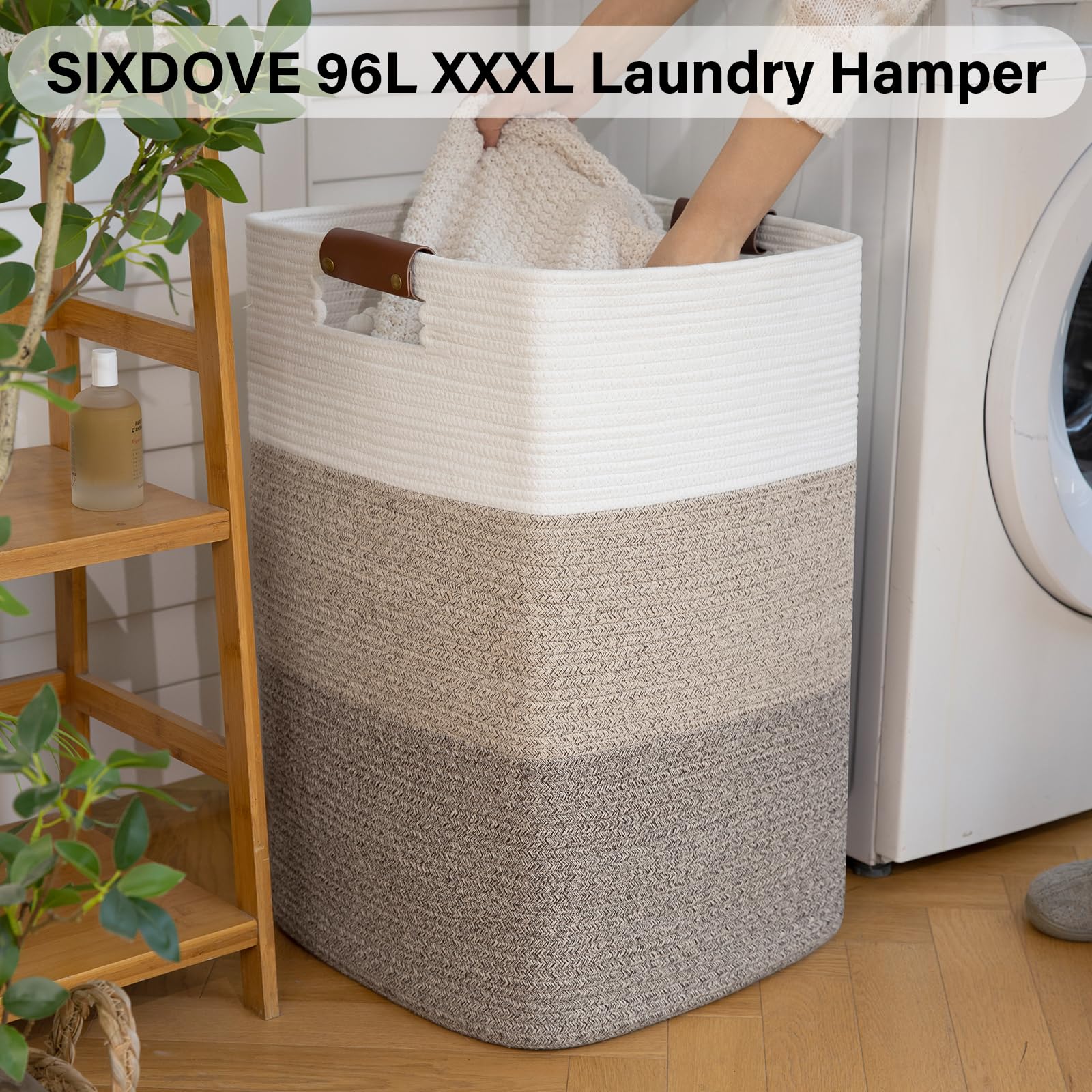 SIXDOVE gros plan du tressage en corde pour durabilité et style