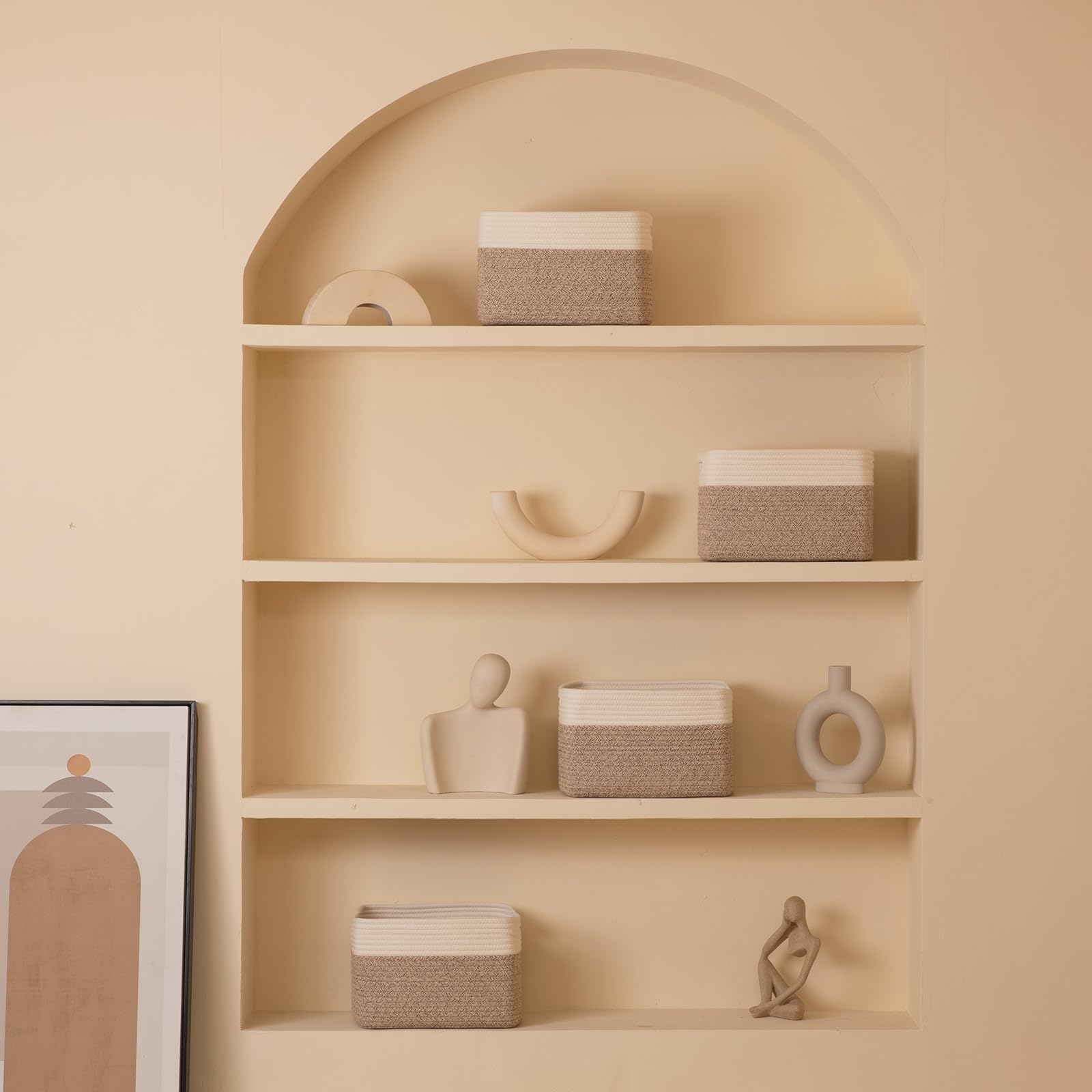 SIXDOVE panier plié pour stockage, transport et rangement simplifiés