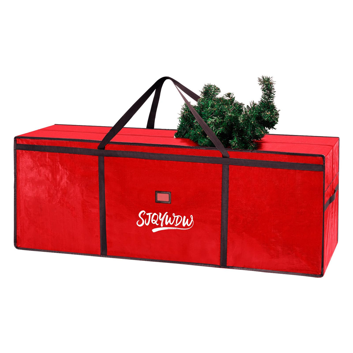 SJQYWDW sac sapin rouge plié gain de place et repérage facile