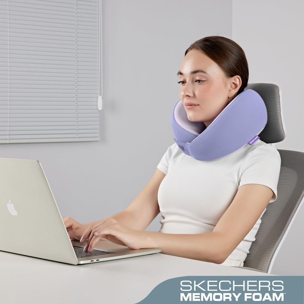 Skechers coussin en usage avion soulage posture durant vol