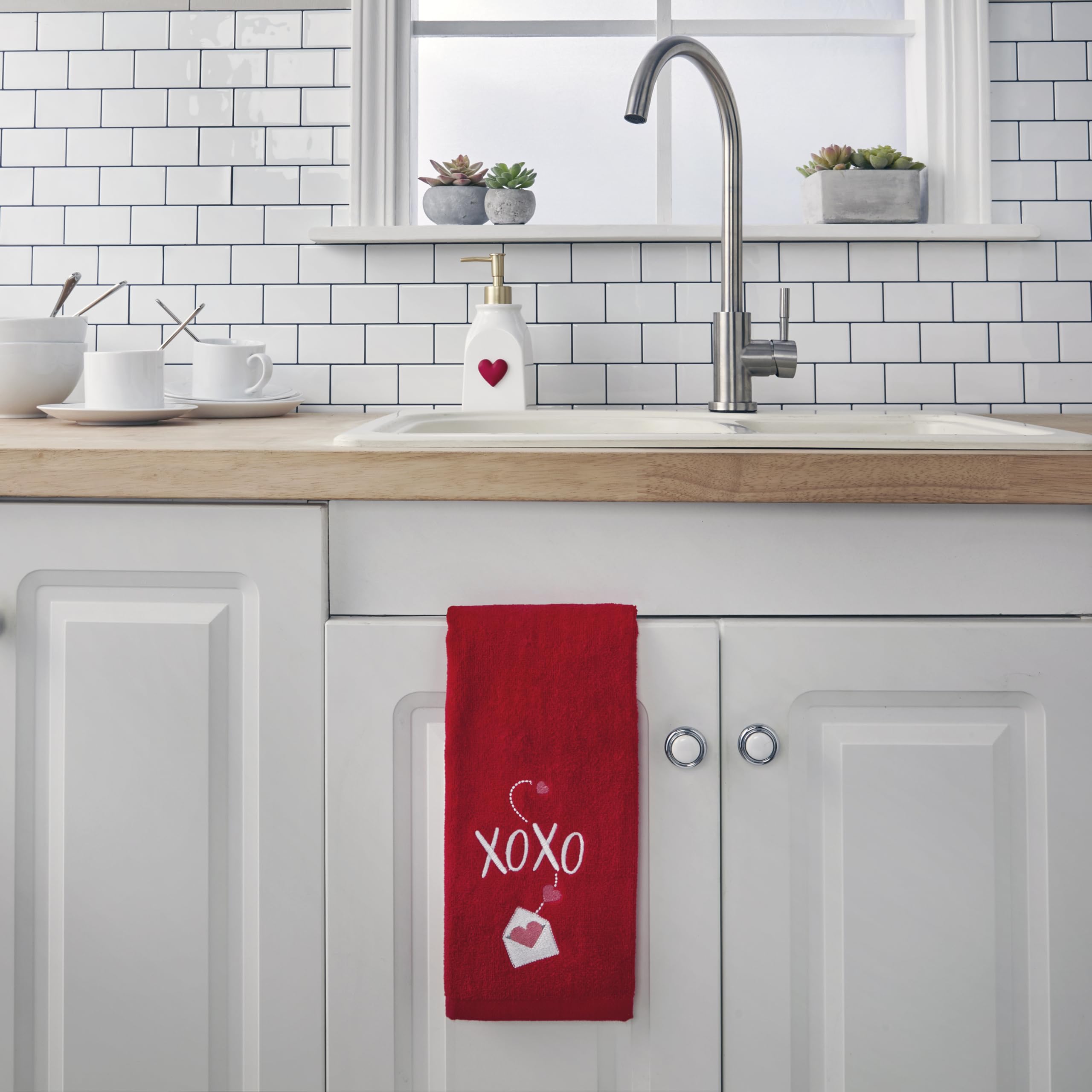 SKL Home serviette utilisée au lavabo pour présentation élégante