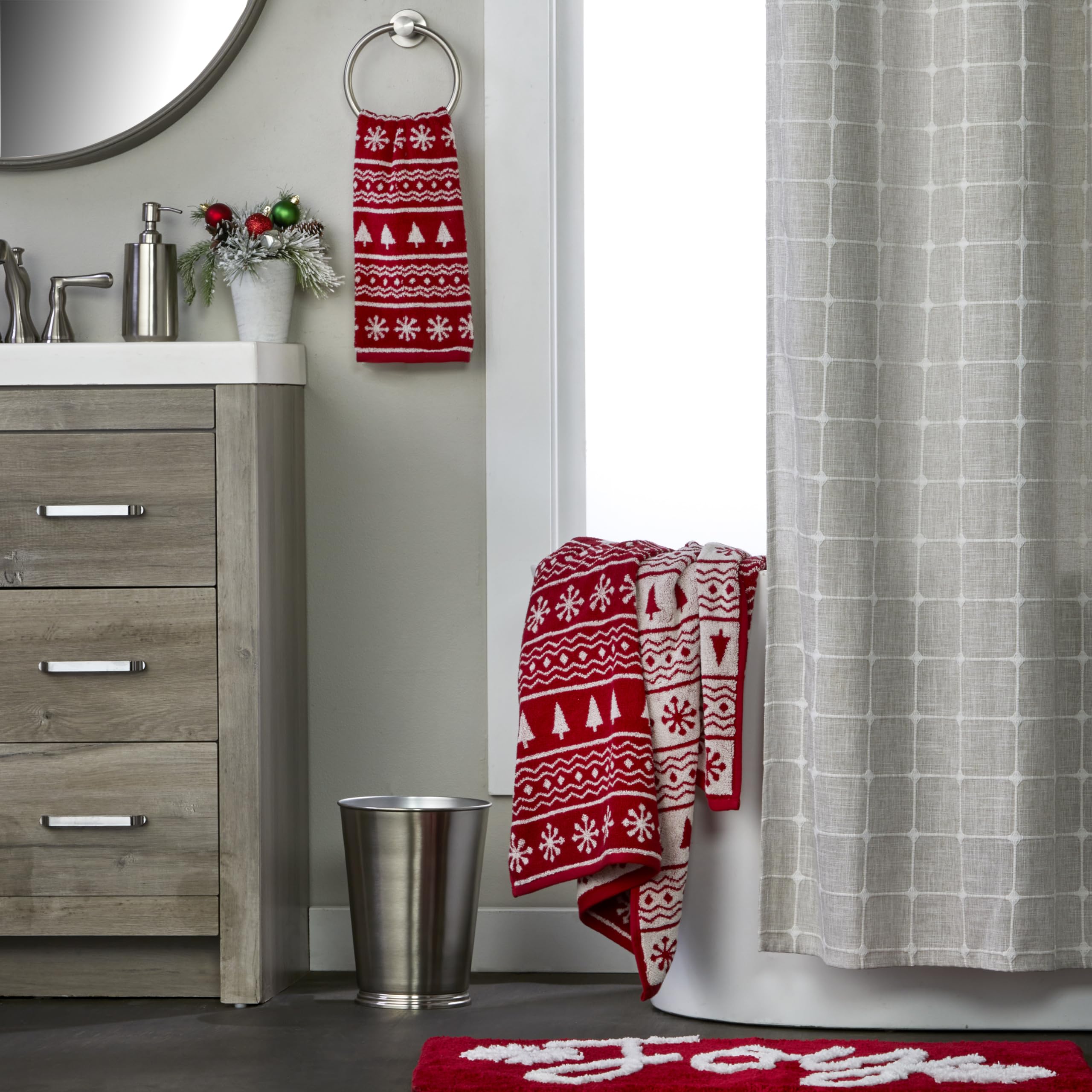 SKL Home gros plan du tissage jacquard, détail motif pour durabilité