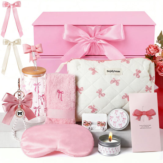 Skylety coffret rose montré ouvert avec tous les éléments, idéal pour offrir