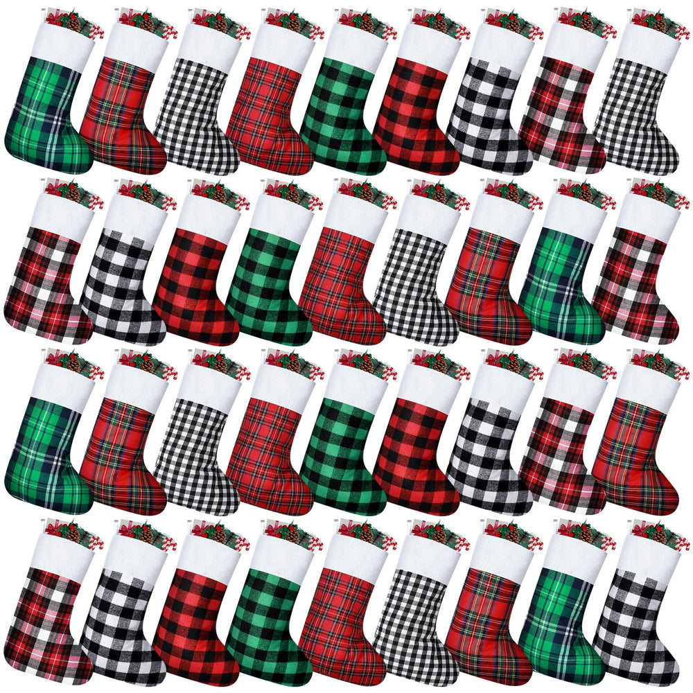 Skylety mini bas face avant motif buffalo plaid pour décoration chaleureuse