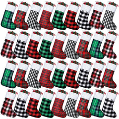 Skylety mini bas face avant motif buffalo plaid pour décoration chaleureuse