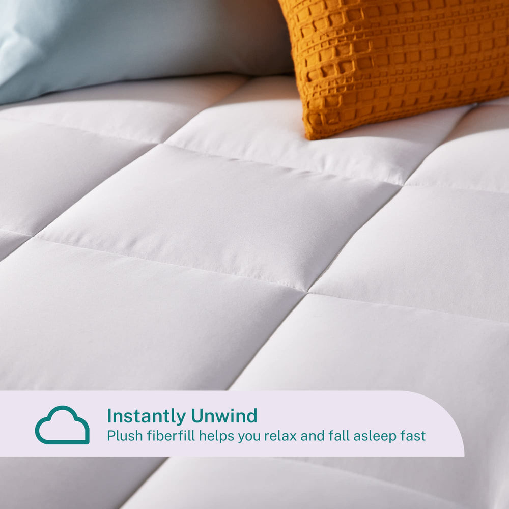 Sleep Innovations détail des bords élastiques pour maintien et ajustement