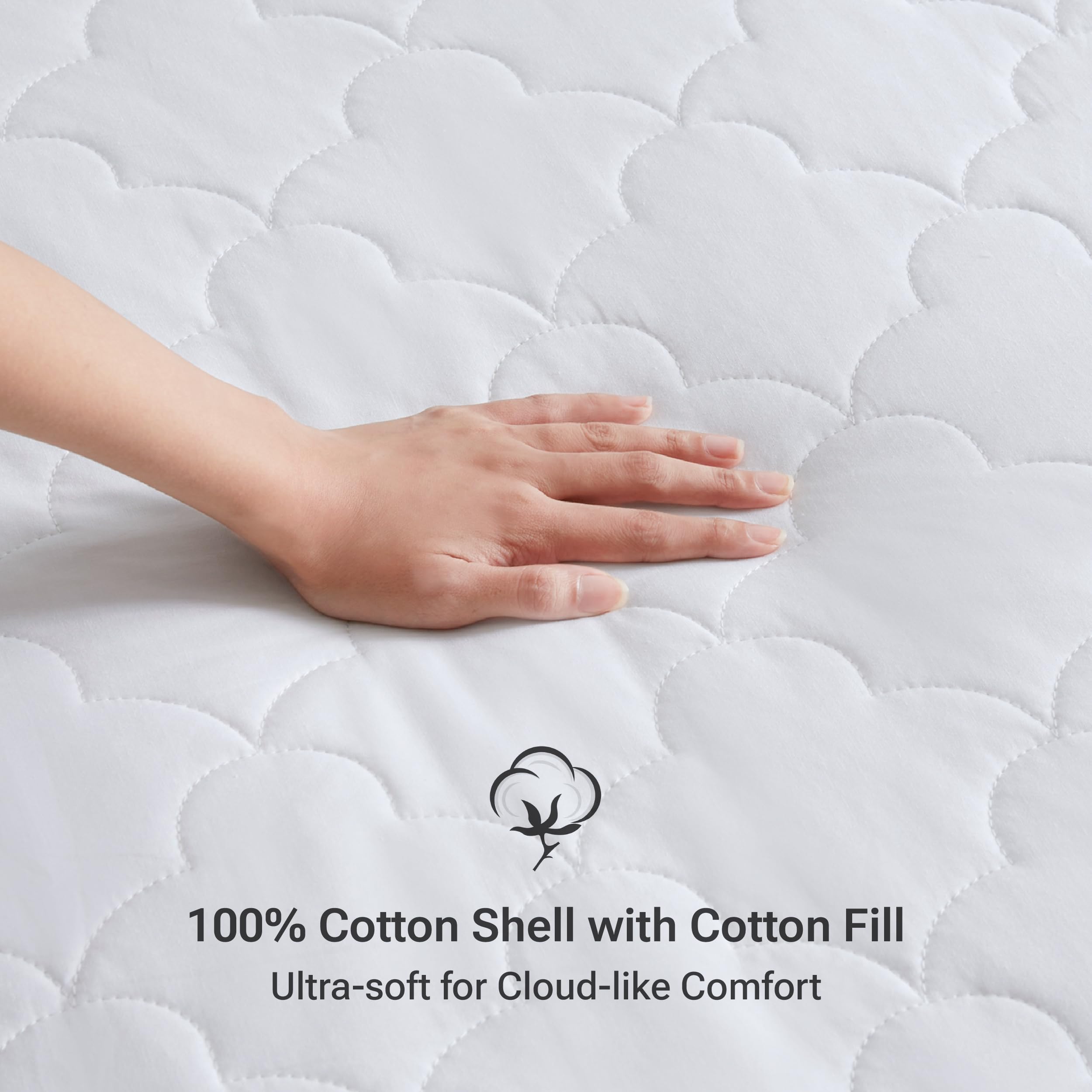 Sleep Philosophy gros plan piquage cloud maintenant le garnissage uniformément