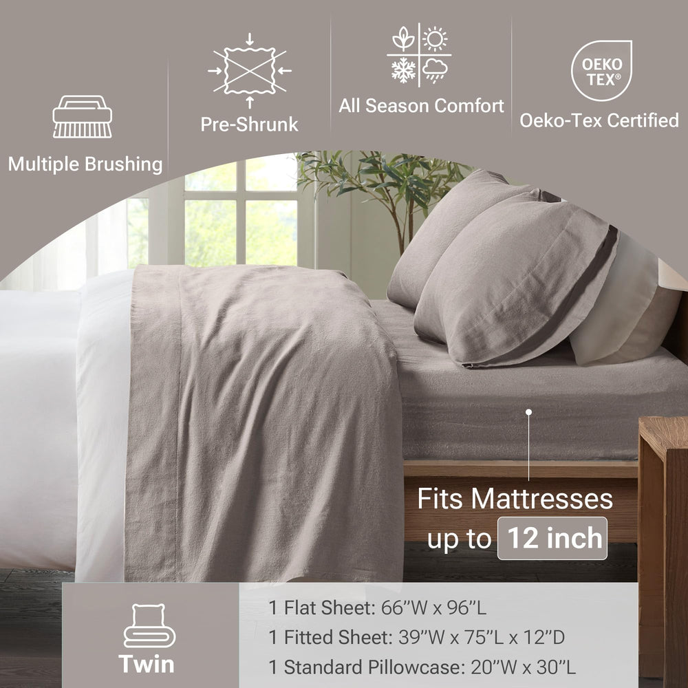 Sleep Philosophy drap en place sur lit illustrant facilité d'installation