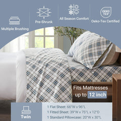 Sleep Philosophy draps posés sur lit, ambiance chambre chaleureuse