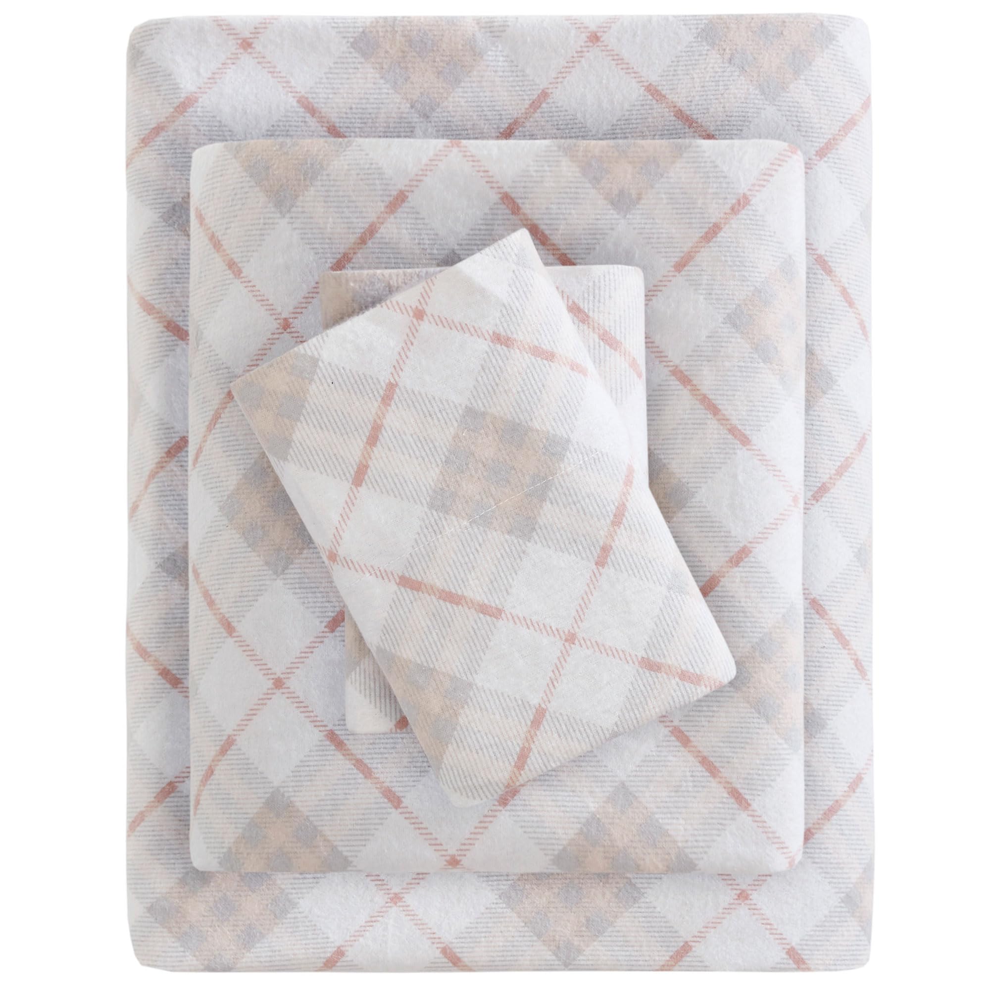 Sleep Philosophy parure Queen face avant montrant couleur et imprimé chaleureux