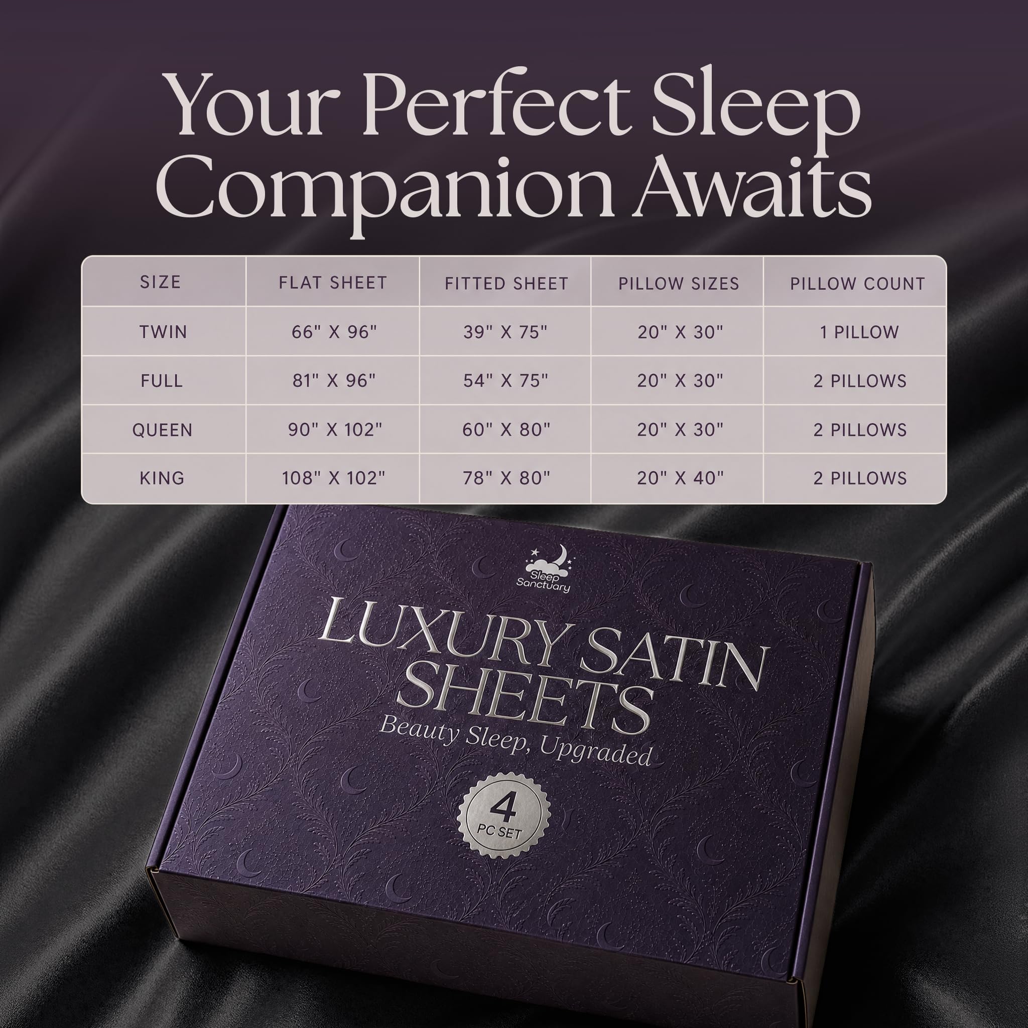 SLEEP SANCTUARY emballage ouvert contenu complet et instructions