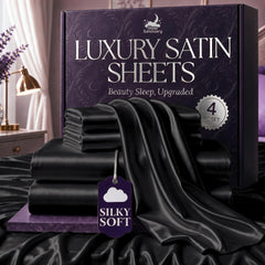 SLEEP SANCTUARY ensemble frontal noir montrant luxe et confort