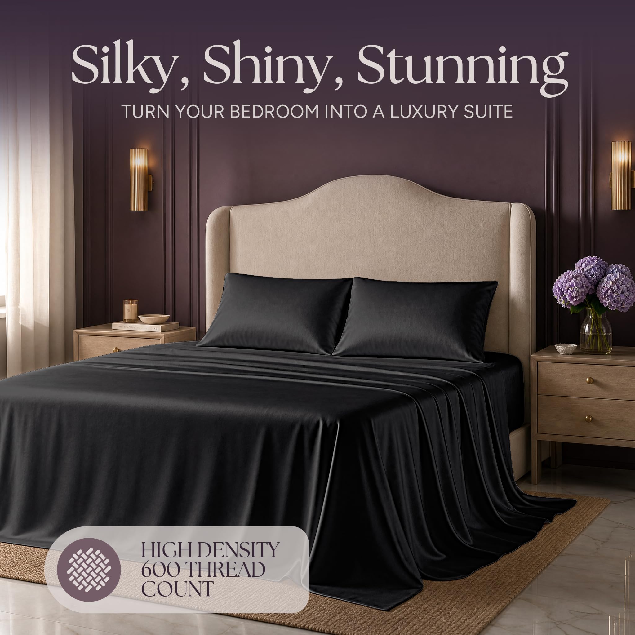 SLEEP SANCTUARY lit stylisé chambre moderne look hôtelier