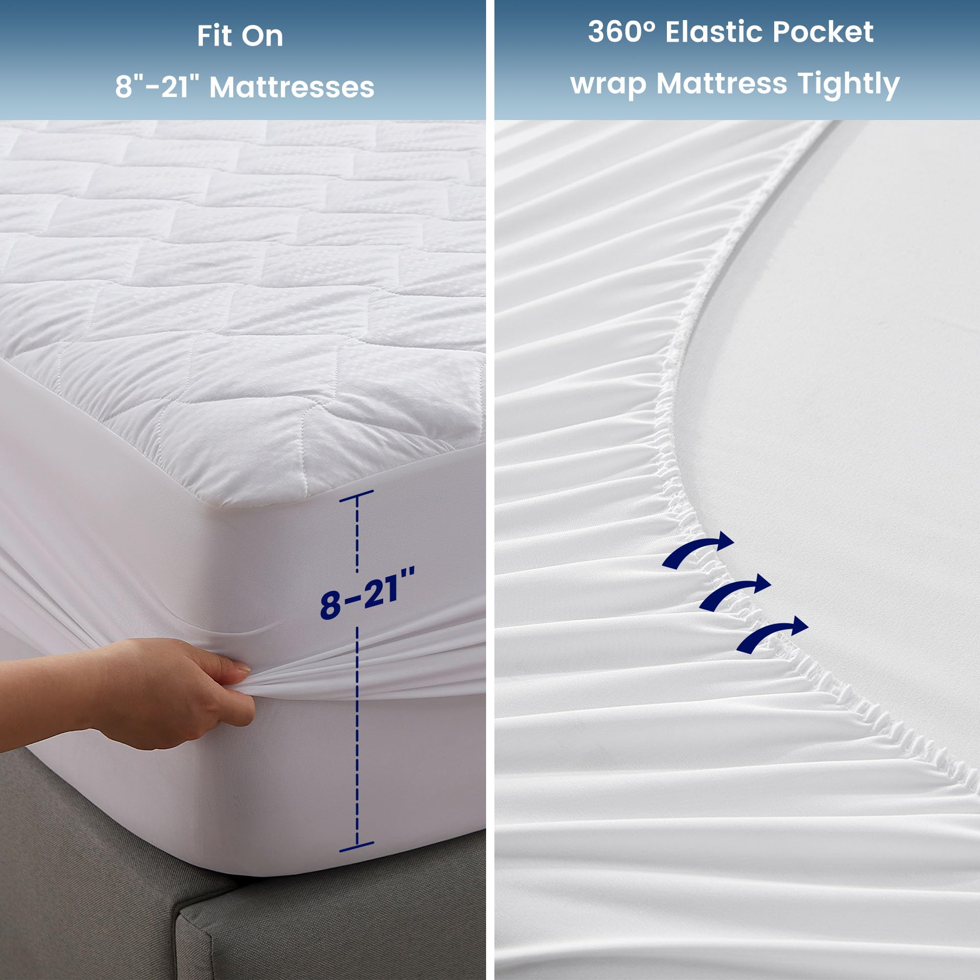SLEEP ZONE close-up de la douceur du tissu apportant confort nocturne