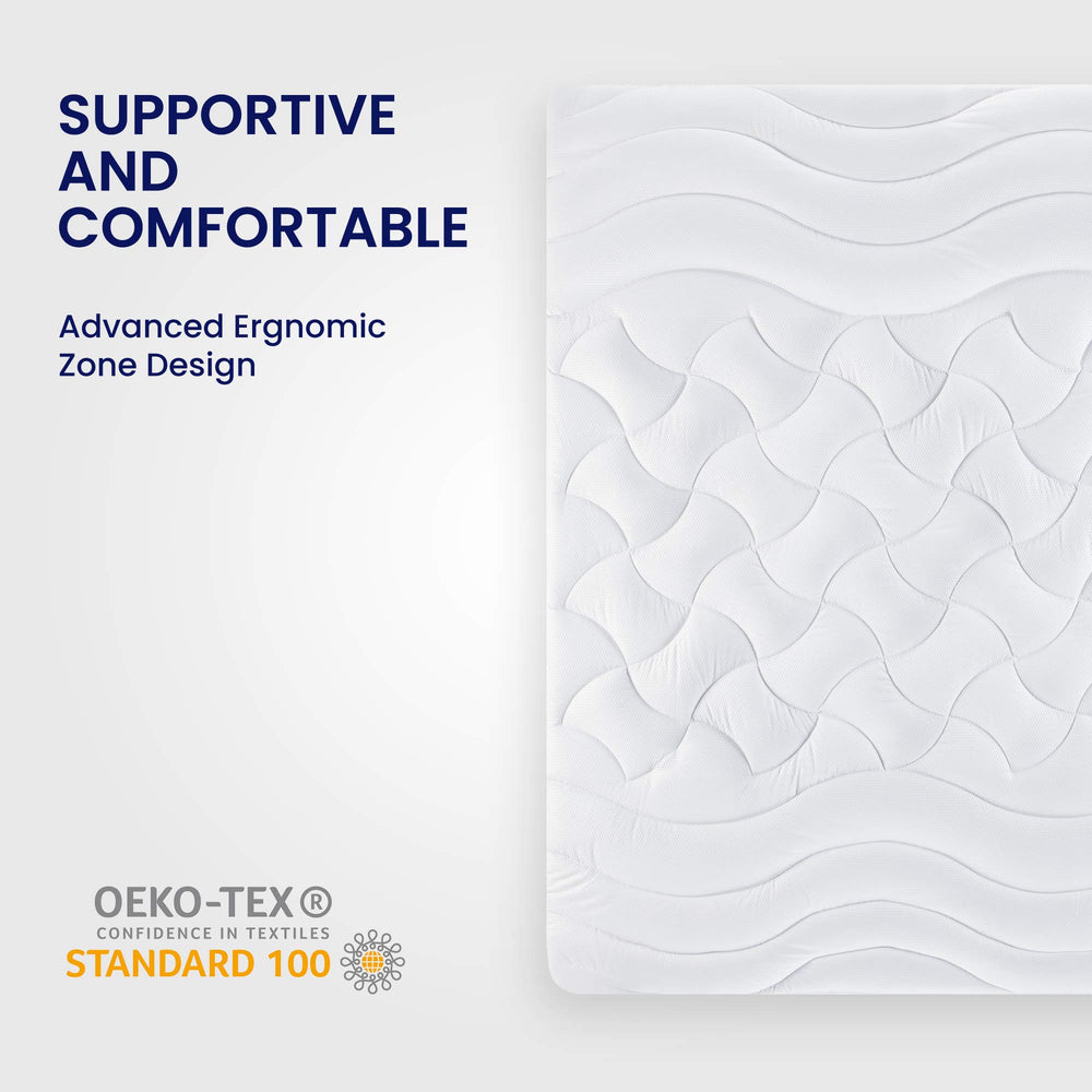SLEEP ZONE jupe extensible tenant sur matelas profond, maintien sécurisé