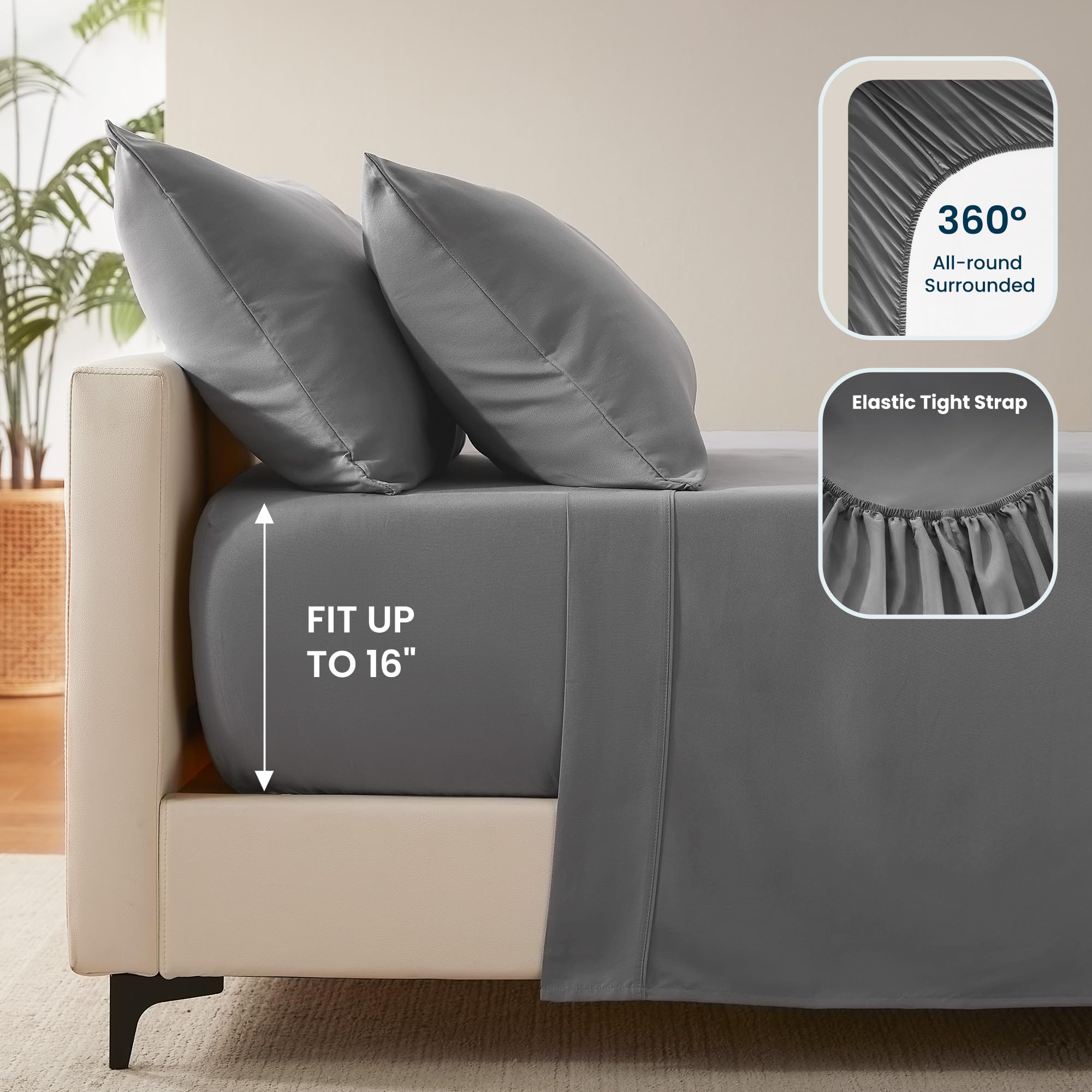 SLEEP ZONE lit fait en situation lifestyle soulignant apparence élégante de la chambre