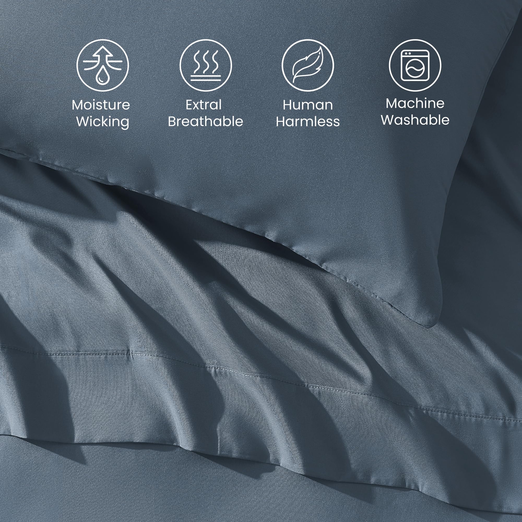 SLEEP ZONE taie d'oreiller 20x30 montrant couture propre et confort
