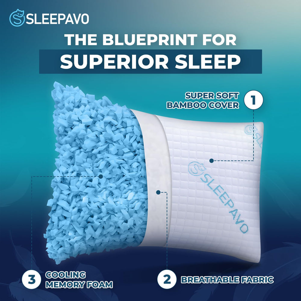 Sleepavo housse en bambou lavable montrant fraîcheur et entretien facile
