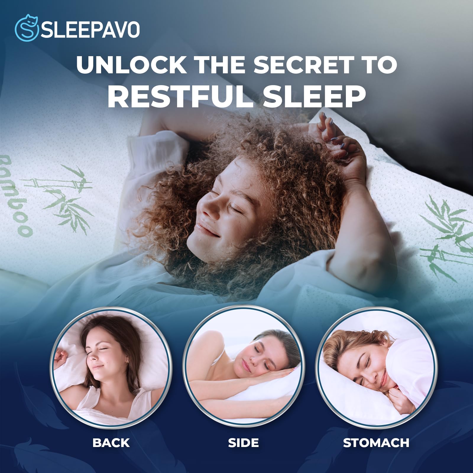 Sleepavo housse déhoussable avec zip montrant facilité d'entretien