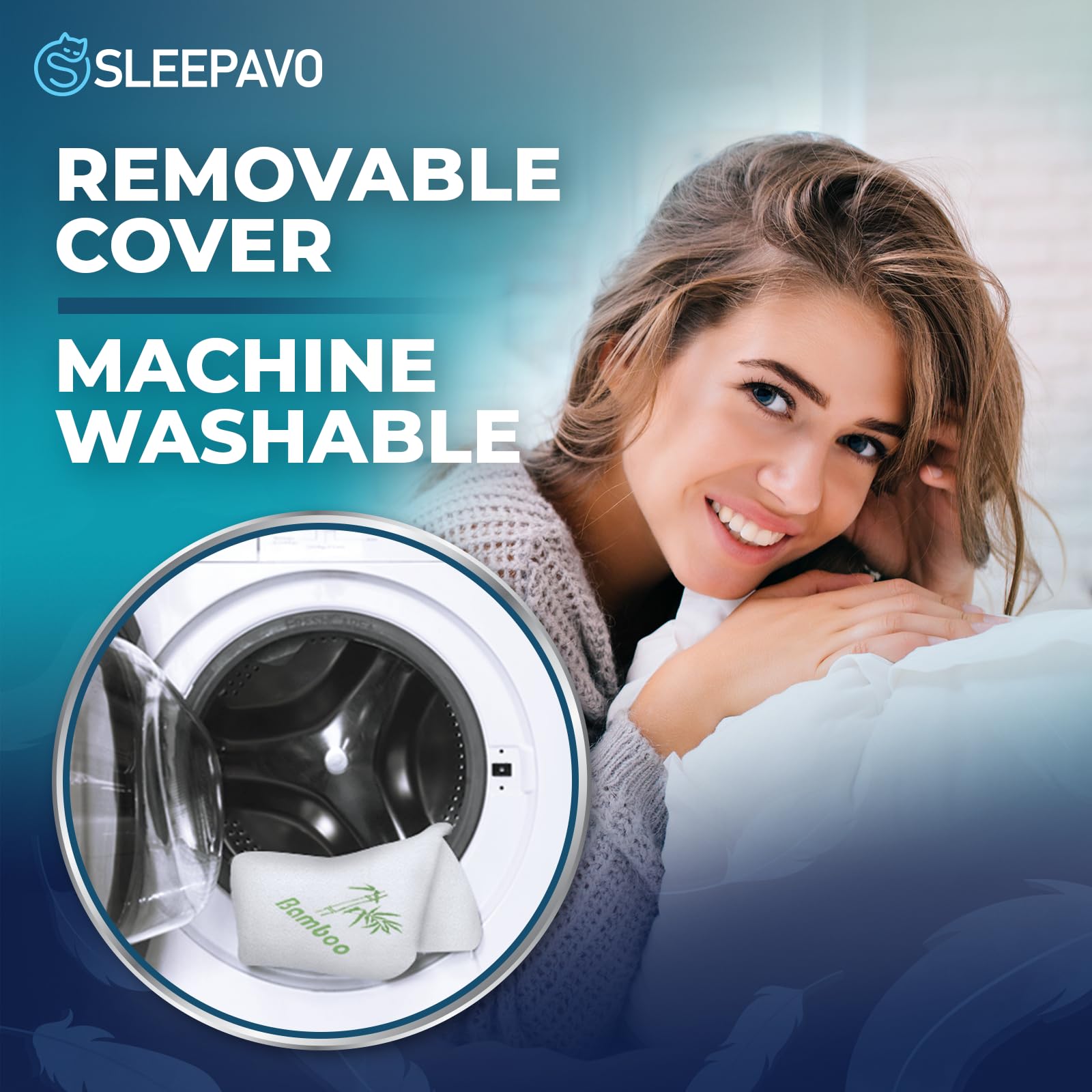Sleepavo scène lifestyle en chambre montrant confort et atmosphère apaisante