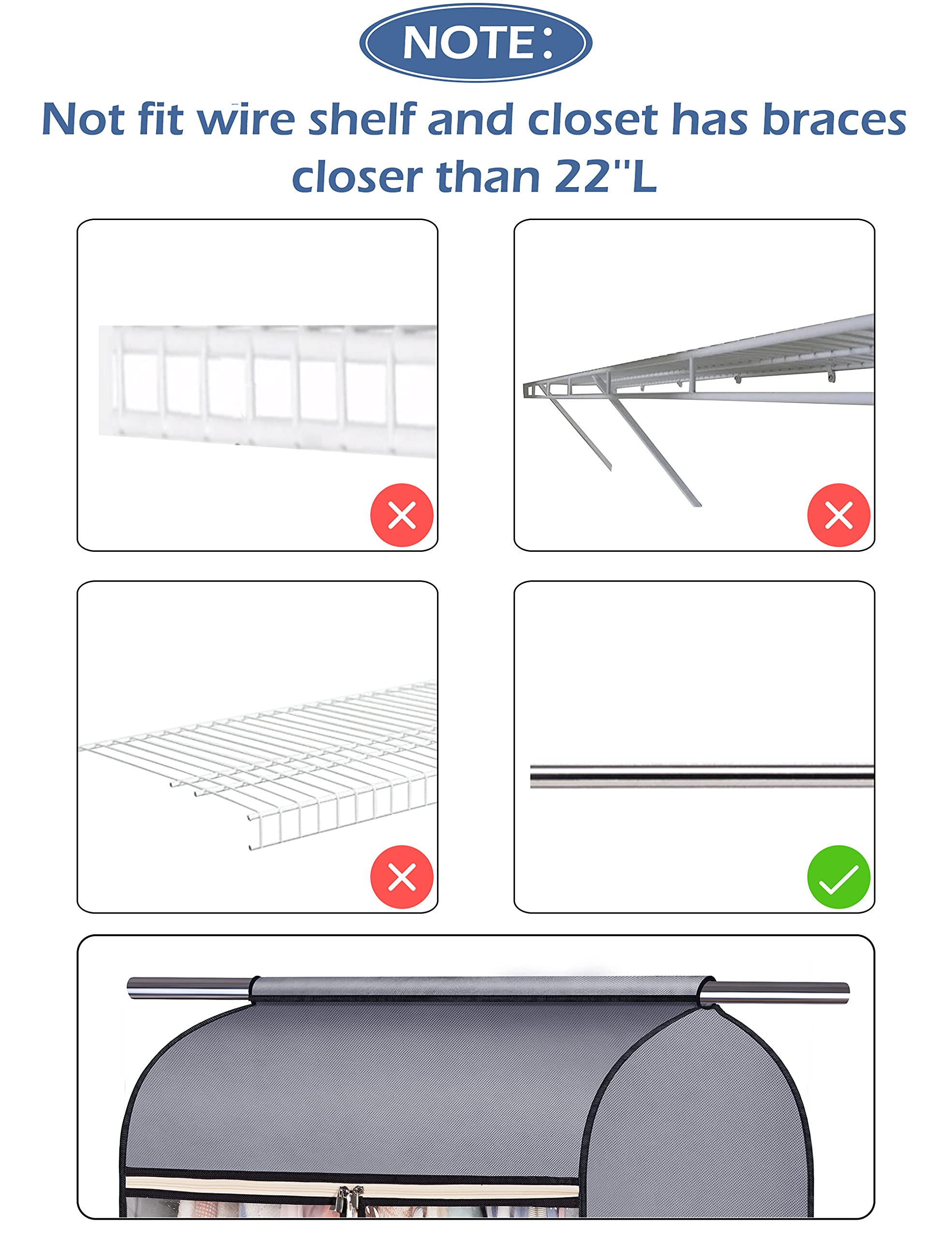 SLEEPING LAMB housse dans dressing organisé pour rangement pratique