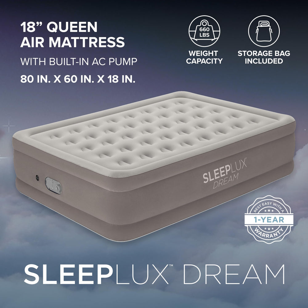 SLEEPLUX pompe inte9gre9e avec ports USB, pratique pour recharger
