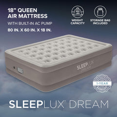 SLEEPLUX pompe inte9gre9e avec ports USB, pratique pour recharger