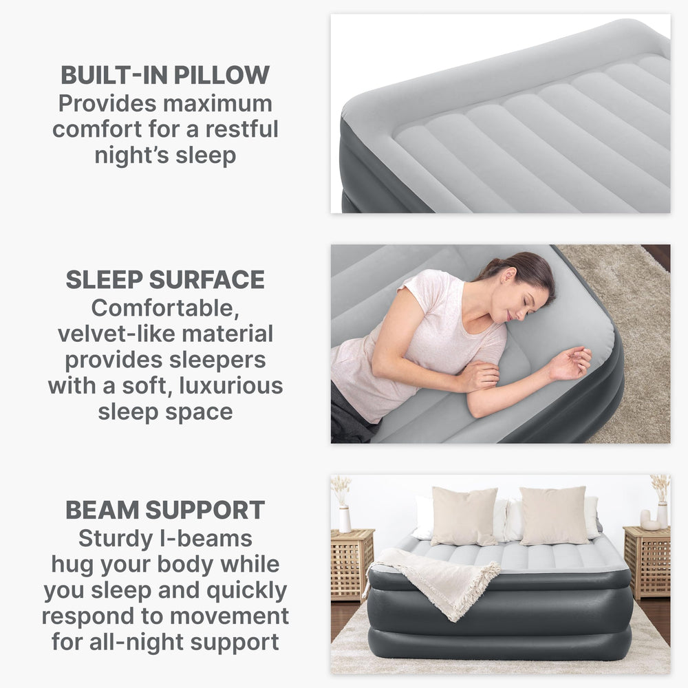 SLEEPLUX matelas installé dans une chambre invité confort immédiat pour visiteurs