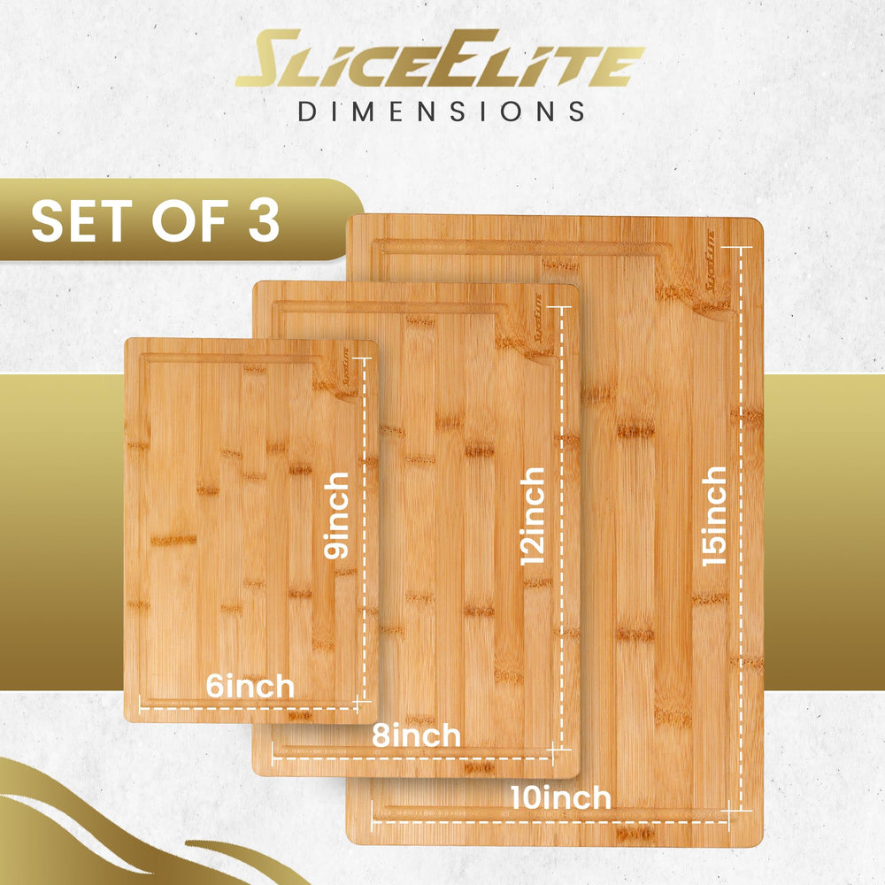 SliceElite planche en usage découpant viande, contrôle des liquides efficace