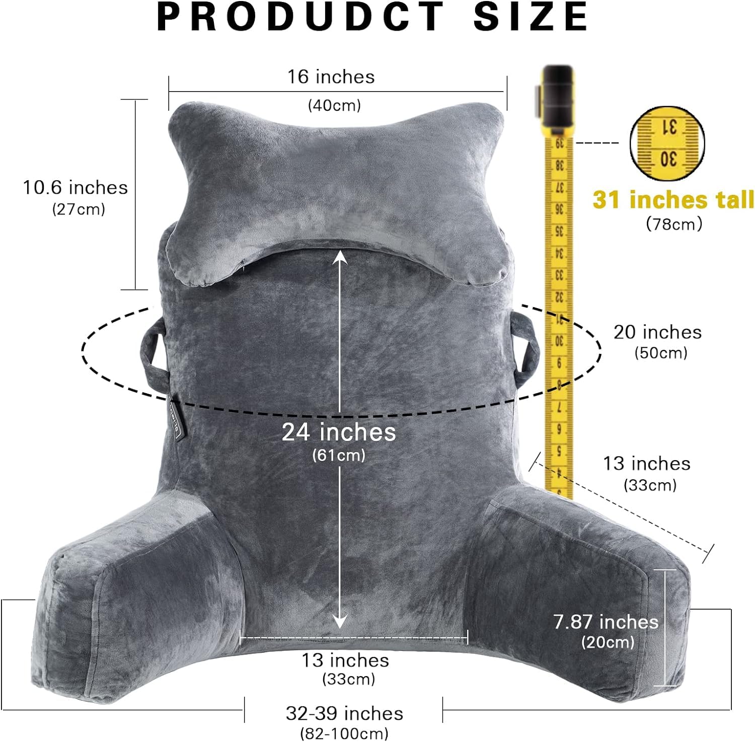 SLIGUY comparaison de taille sur lit montrant lample surface dappui