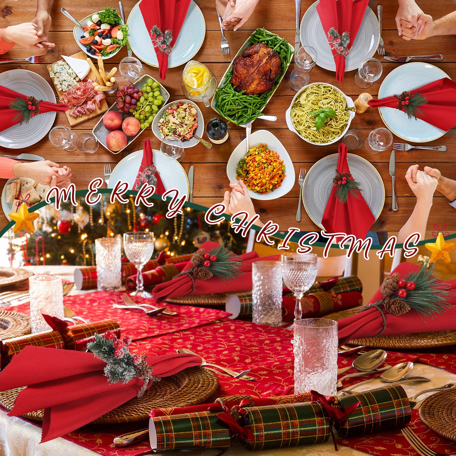 Sliner table dressée pour dîner festif illustrant atmosphère chaleureuse