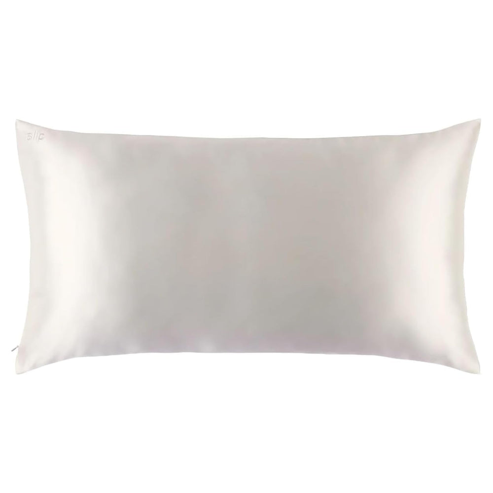 Slip housse d'oreiller King face avant montrant finition luxueuse et confort