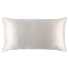 Slip housse d'oreiller King face avant montrant finition luxueuse et confort