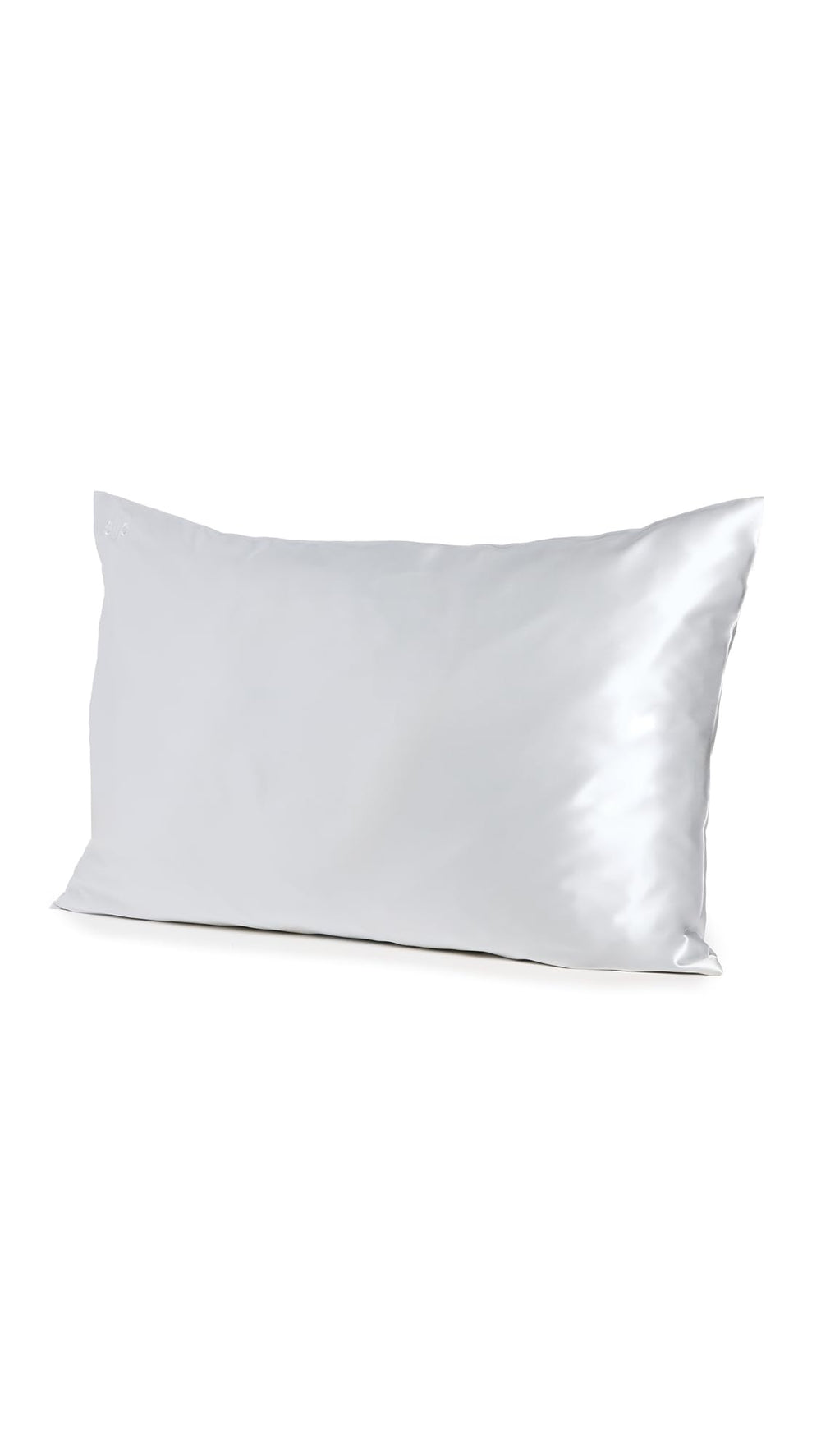 SLIP taie queen posée avec règle indiquant 51 x 76 cm pour taille exacte