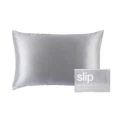 SLIP emballage de la taie queen montrant la marque et la finition
