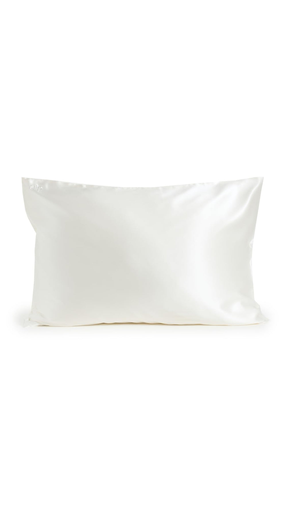 SLIP taie posée sur oreiller illustrant confort et maintien pendant le sommeil