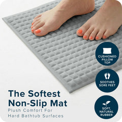 SlipX Solutions gros plan pillowtop montrant coussins d'air confortables