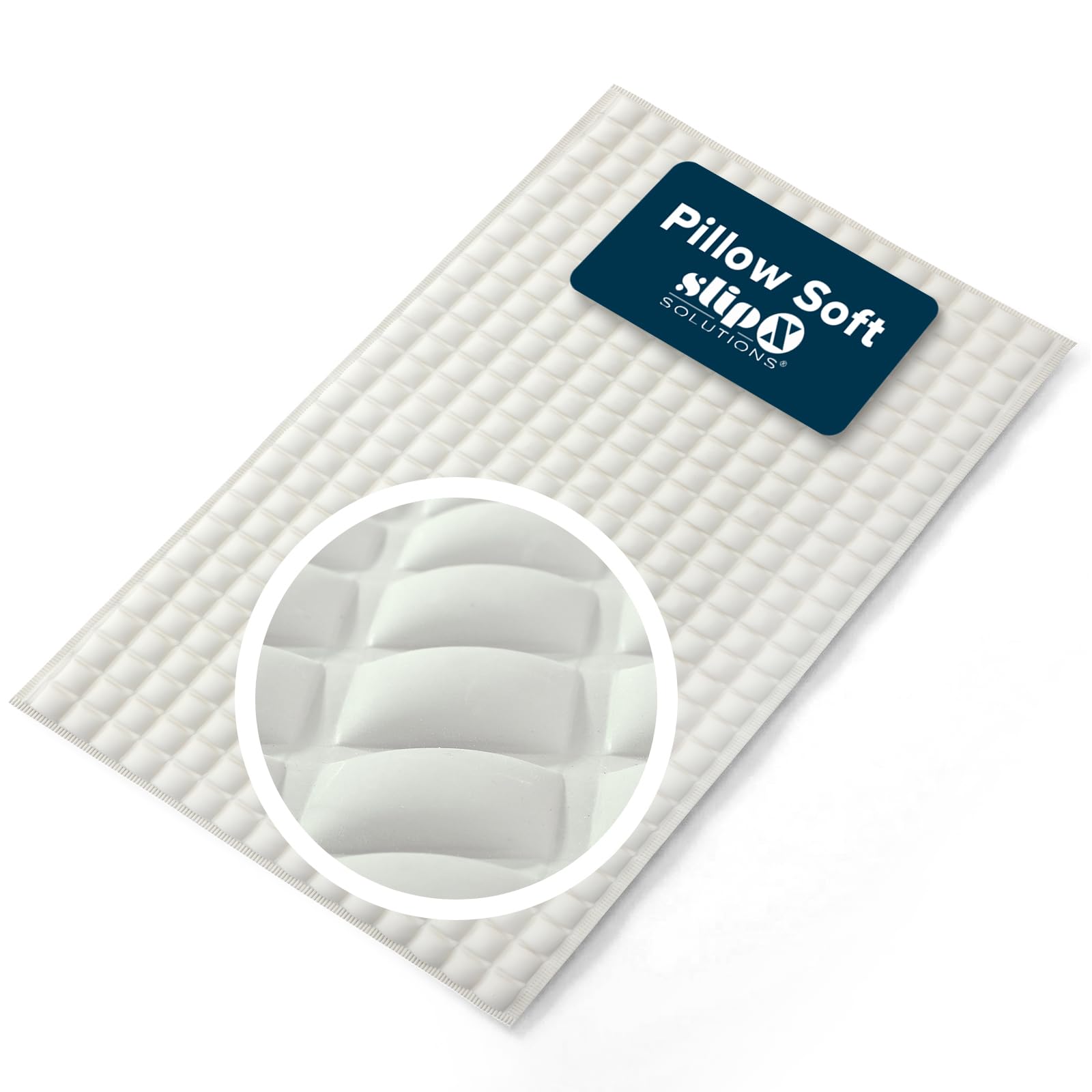 SlipX Solutions tapis face avant crème montrant confort et design