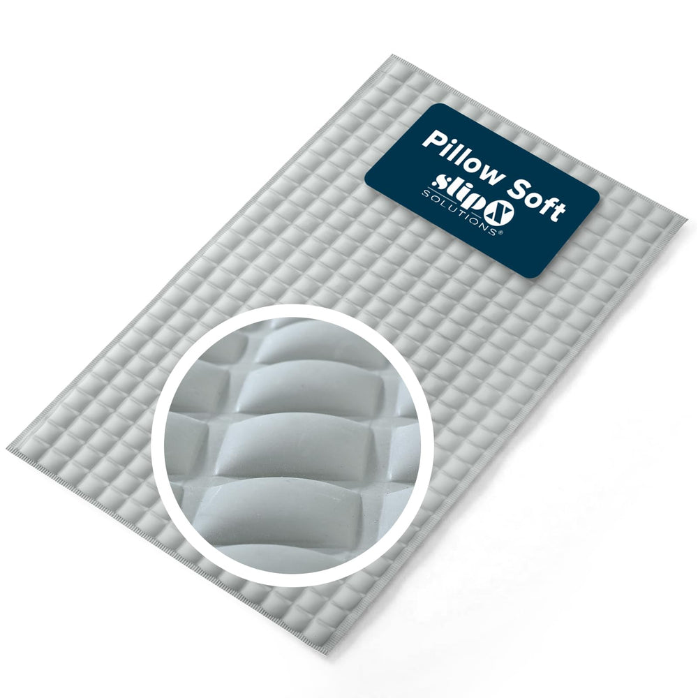 SlipX Solutions vue avant du tapis gris offrant confort antidérapant
