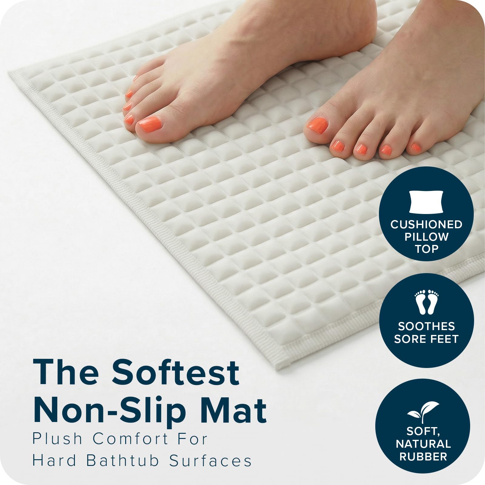 SlipX Solutions gros plan texture pillowtop illustrant douceur
