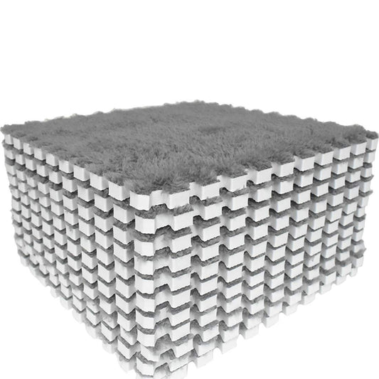 smabee gros plan sur la texture shaggy velours, confortable et douce